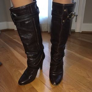 Coach Boots Knee high Leather 8 M